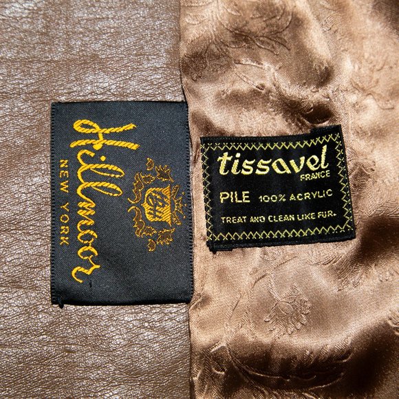 Vintage Hillman's New York Brown Faux Fur Vest Small / Medium - Picture 5 of 8